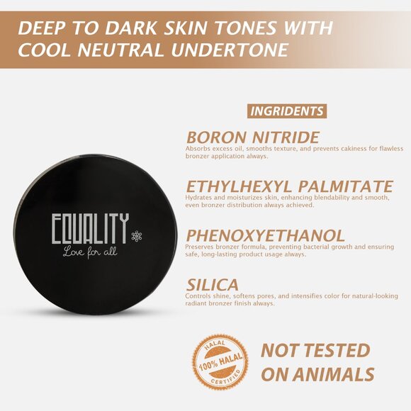 Brown Bronzer and Contour Compact with Smooth Texture - Picture 2 of 15